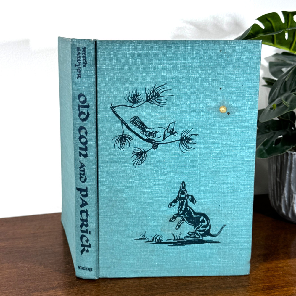 Vintage Old Con and Patrick By Ruth Sawyer 1946 Hardcover Illustrated O'Toole